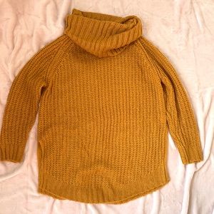 ModCloth Sweater Mustard Yellow